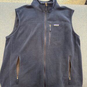 Patagonia Men's Classic Synchilla Fleece Vest (XL) Navy Blue